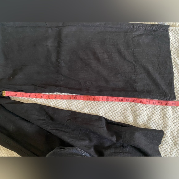 Linen Wide Leg Pull-On Pant - Picture 7 of 7